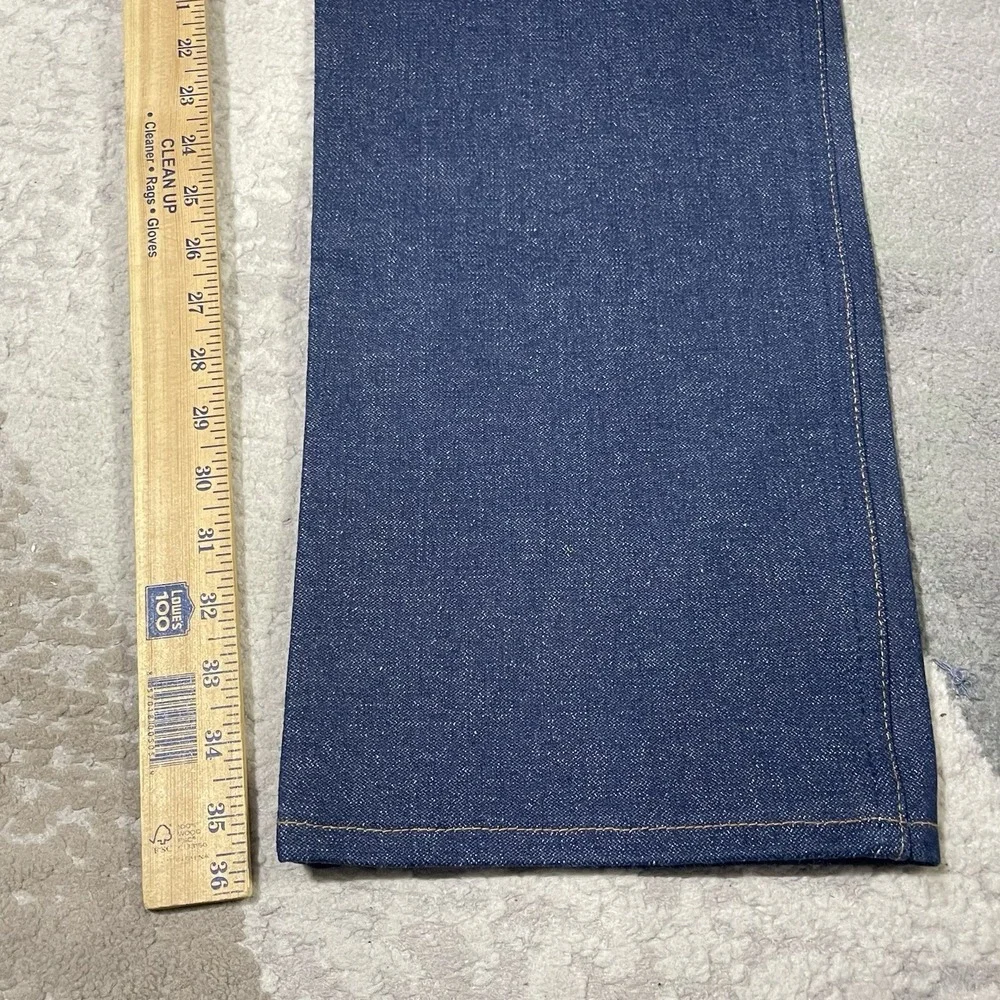VTG‎ Wrangler 13MWZ Jeans Men 38x36 Blue Denim Western Pro Rodeo Deadstock NEW